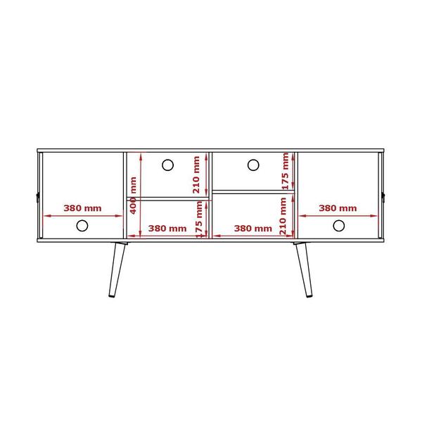 Imagem de rack Estrela compacta para sala de estar patrimar moveis