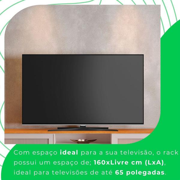 Imagem de Rack Frescor MDP e MDF Candian JCM Movelaria