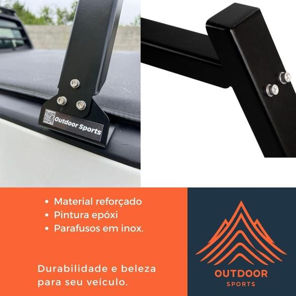 Imagem de Rack Goleira De Caçamba Removível Fiat Strada Adventure