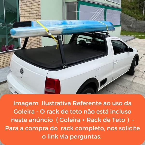 Imagem de Rack Goleira De Caçamba Removível Fiat Strada Working 2014