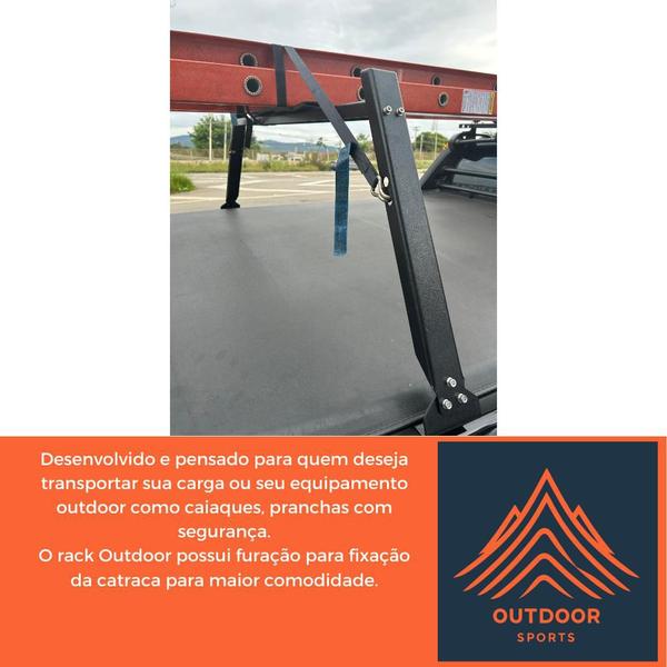 Rack Goleira De Caçamba Removível Renaut Oroch - OUTDOOR Imagem de Rack Goleira De Caçamba Removível Renaut Oroch