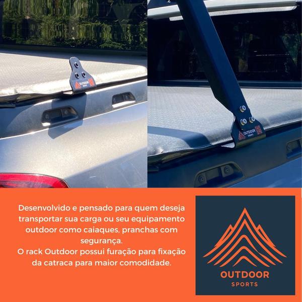Rack Goleira De Caçamba Removível Renaut Oroch - OUTDOOR Imagem de Rack Goleira De Caçamba Removível Renaut Oroch