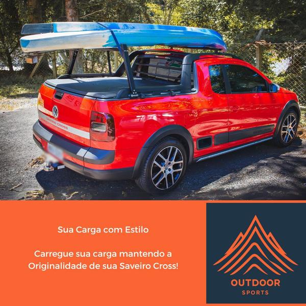 Rack Goleira De Caçamba Removível Saveiro Cross G5 A G8 - OUTDOOR Imagem de Rack Goleira De Caçamba Removível Saveiro Cross G5 A G8