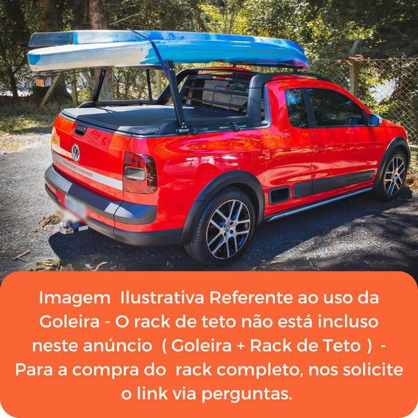 Rack Goleira De Caçamba Removível Saveiro Cross G5 A G8 - OUTDOOR Imagem de Rack Goleira De Caçamba Removível Saveiro Cross G5 A G8