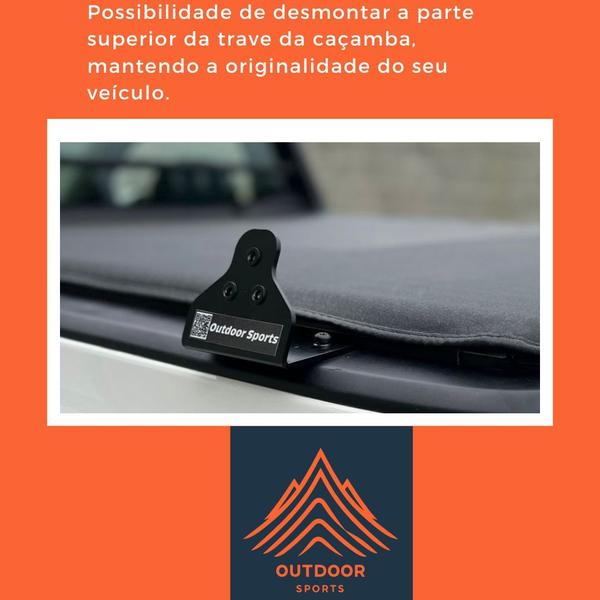 Rack Goleira De Caçamba Removível Saveiro Cross G5 A G8 - OUTDOOR Imagem de Rack Goleira De Caçamba Removível Saveiro Cross G5 A G8