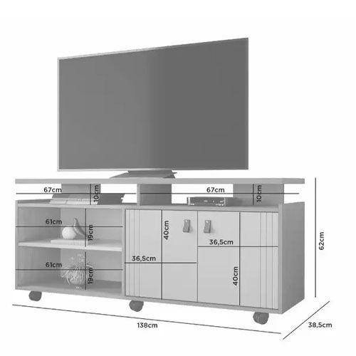 Imagem de Rack Ilustre para TV até 55 polegadas - JCM