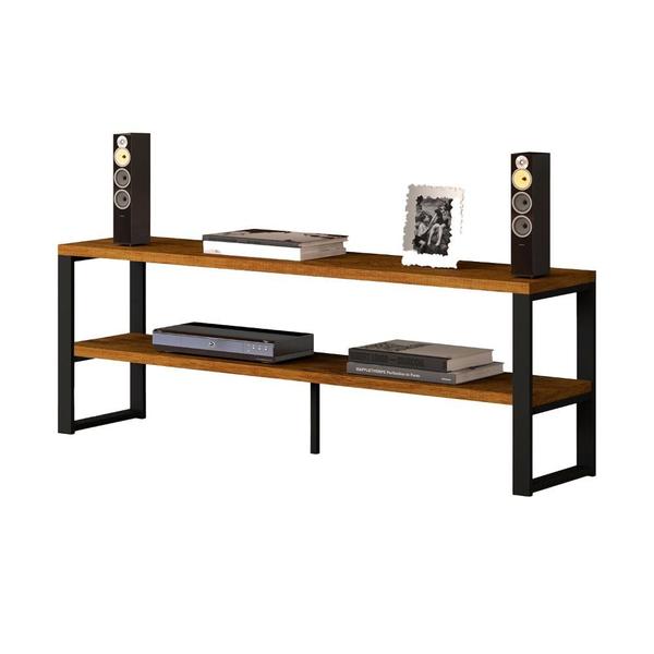 Rack Industrial TV Até 55 Polegadas Canela Preto Innovare Art Panta Imagem de Rack Industrial TV Até 55 Polegadas Canela Preto Innovare Art Panta