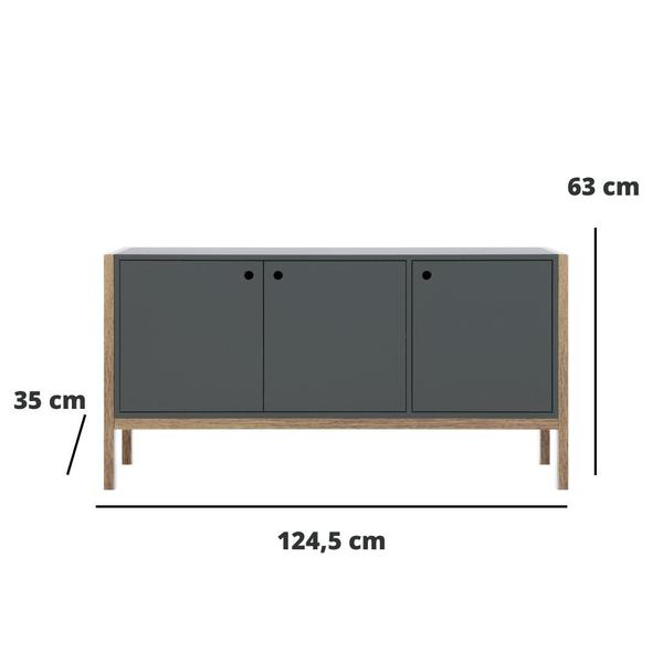 Imagem de Rack Itália Madeira Maciça + MDF