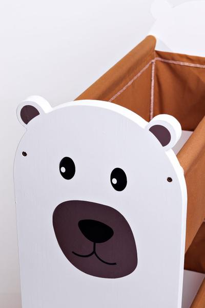 Imagem de Rack Organizador Pocket, Guarda Brinquedos e Livros Urso