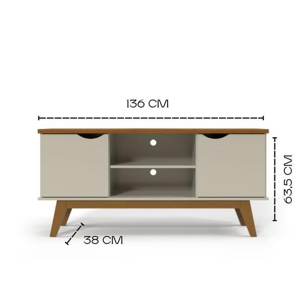 Imagem de Rack para TV 46" Prism 1,40 Patrimar Móveis