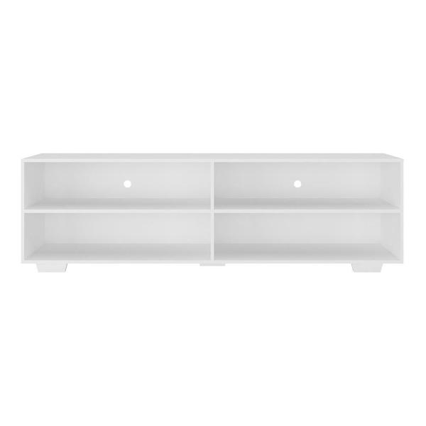 Imagem de Rack para TV 75" com Pés Jazz Multimóveis MP1018 Branco