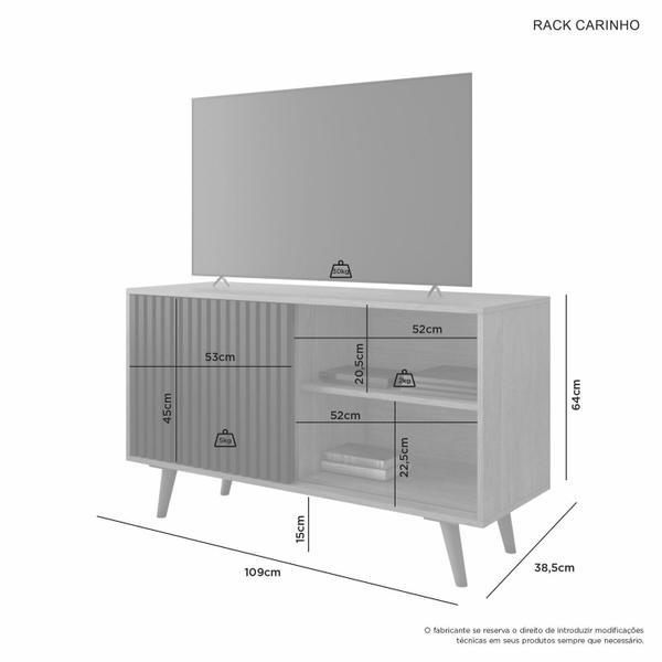 Imagem de Rack para Tv até 43 Polegadas Carinho Candian