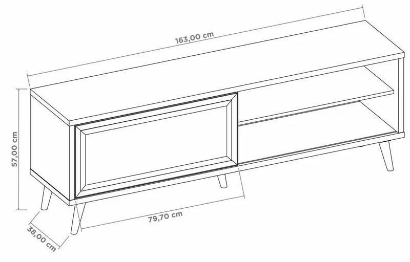 Imagem de Rack para TV até 60 Polegadas 1 Porta NT 1175 163cm