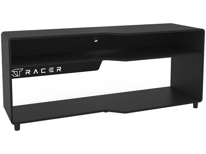 Rack para TV até 60” XT Racer Max Air Preto e Branco Rack para TV até 60” XT Racer Max Air Preto e Branco