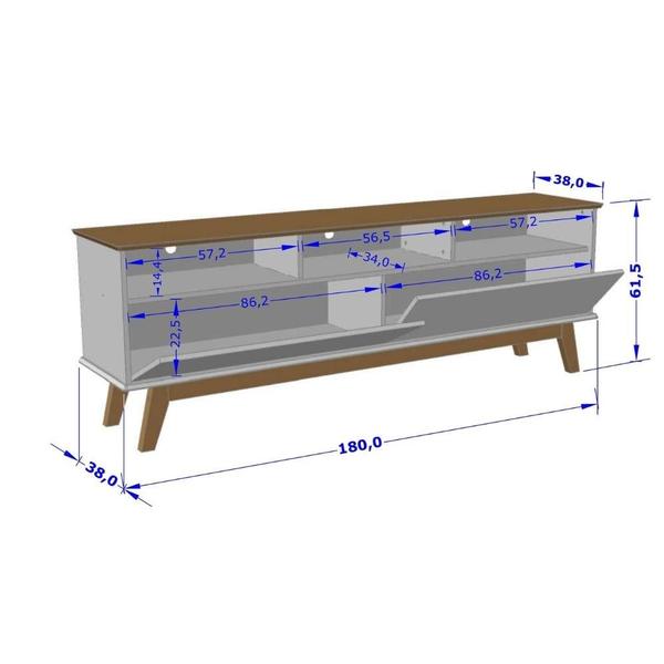 Imagem de Rack para TV até 65 Polegadas 2 Portas Elegant Bechara