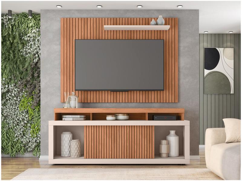Rack para TV até 70" com Painel 2 Portas Caemmun Aegon