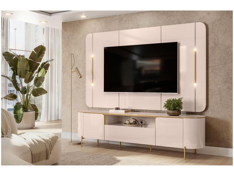Rack para TV até 75" 1 Gaveta 2 Portas DJ Móveis Areta Rack para TV até 75" 1 Gaveta 2 Portas DJ Móveis Areta