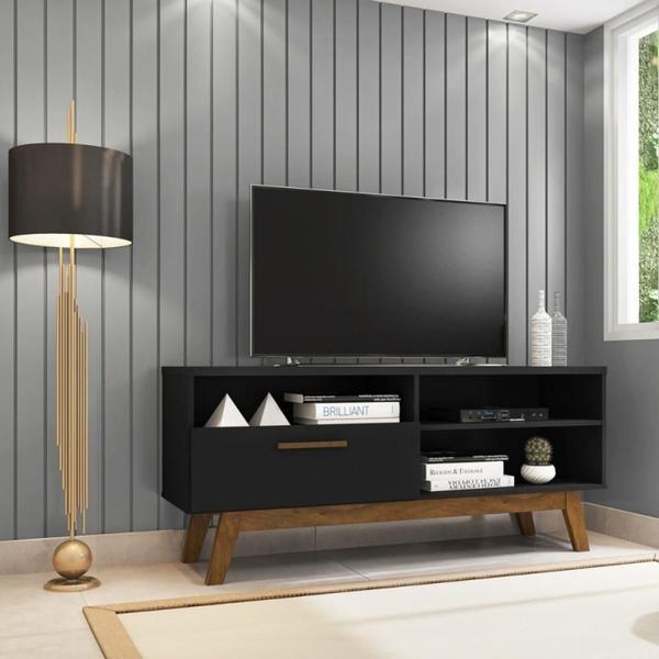 Imagem de Rack para TV London com Porta Preto