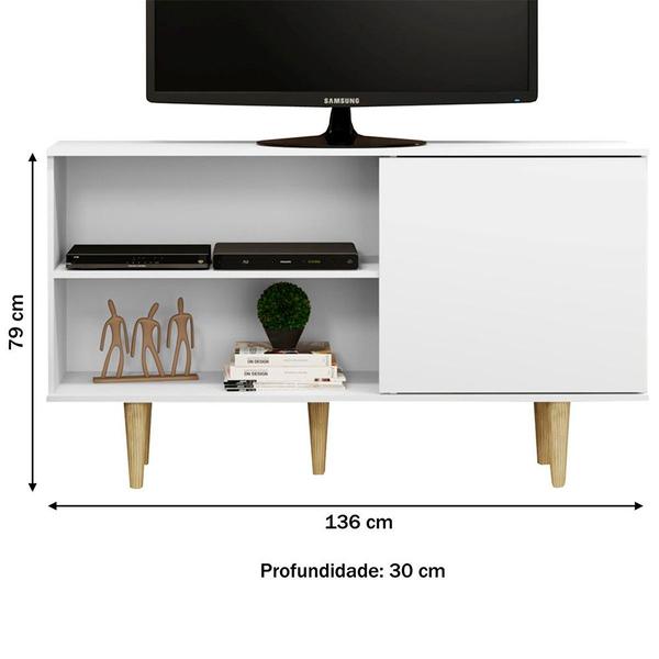 Imagem de Rack para TV Pádua até 50 Polegadas 1 Porta Soluzione