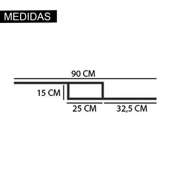 Imagem de Rack Para Tv Suspenso Para Quartos Salas Livros Decoração