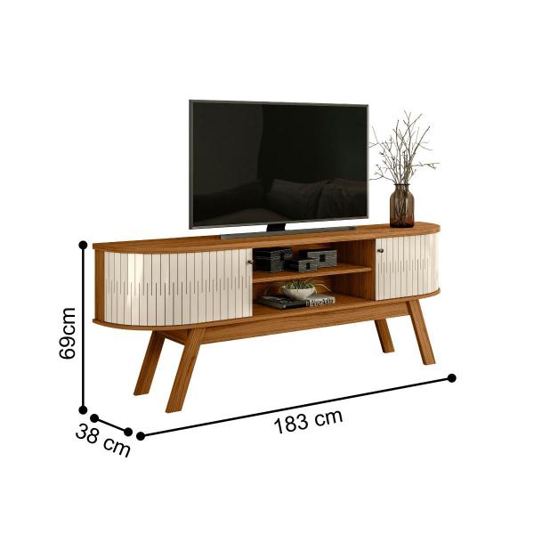 Imagem de Rack para TVs de 75" Oxônia Naturale Off White