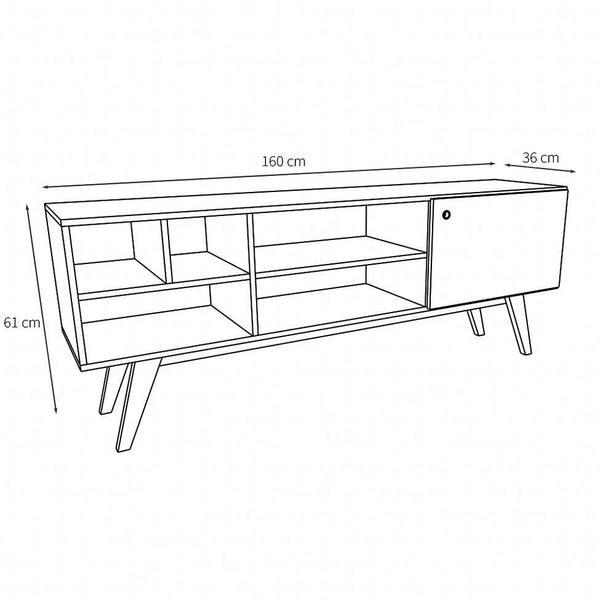 Imagem de Rack Phoenix Branco 160 cm