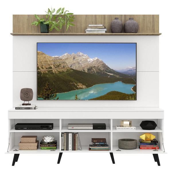 Imagem de Rack Retrô com Painel e Suporte TV 65" Madri Multimóveis V3374