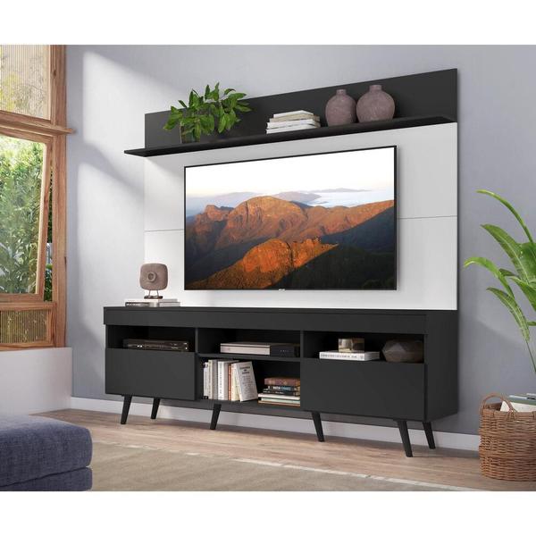 Rack Retrô com Painel TV 65" Madri Multimóveis V3371 Imagem de Rack Retrô com Painel TV 65" Madri Multimóveis V3371