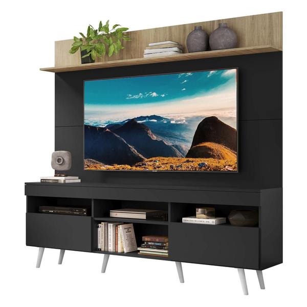 Rack Retrô com Painel TV 65" Madri Multimóveis V3371 Imagem de Rack Retrô com Painel TV 65" Madri Multimóveis V3371