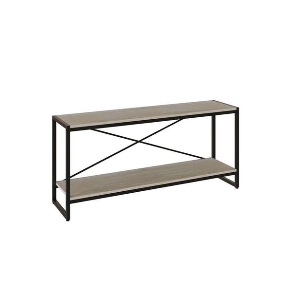 Rack Studio Snow e Preto 120 cm - Compace Imagem de Rack Studio Snow e Preto 120 cm