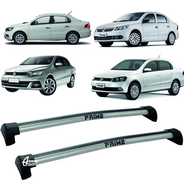 Imagem de Rack Teto Aluminio Prime VW Voyage G8 20/24 4pts Prata PR021