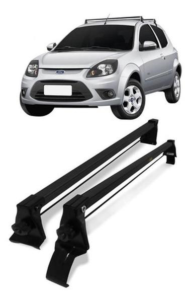 Imagem de Rack Teto Bagageiro Aço Ford Ka 2008 A 2013 + Cinta Catraca