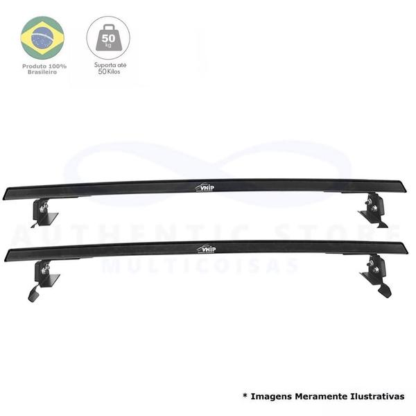 Imagem de Rack Teto Bagageiro Aluminio Esporte Renault Kwid Ate 2023