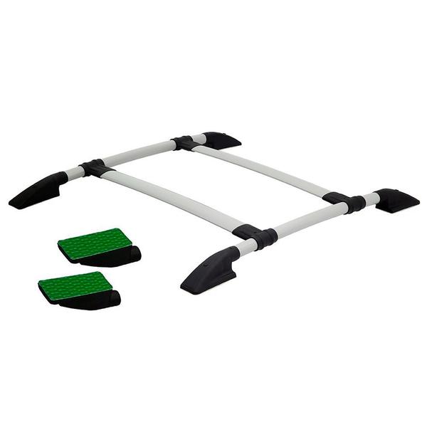 Rack Teto Bagageiro L200 Sport 2011 2012 2013 Prata Colado - Solar Imagem de Rack Teto Bagageiro L200 Sport 2011 2012 2013 Prata Colado