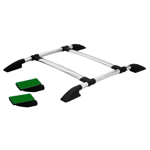 Rack Teto Bagageiro Sandero 2007 2008 2009 2010 Alum. Colado - Solar Imagem de Rack Teto Bagageiro Sandero 2007 2008 2009 2010 Alum. Colado