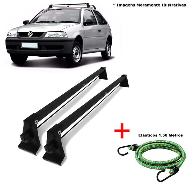 Imagem de Rack Teto Bagageiro Vw Gol G2 G3 G4 2 Pts e 1 Elastico Corda