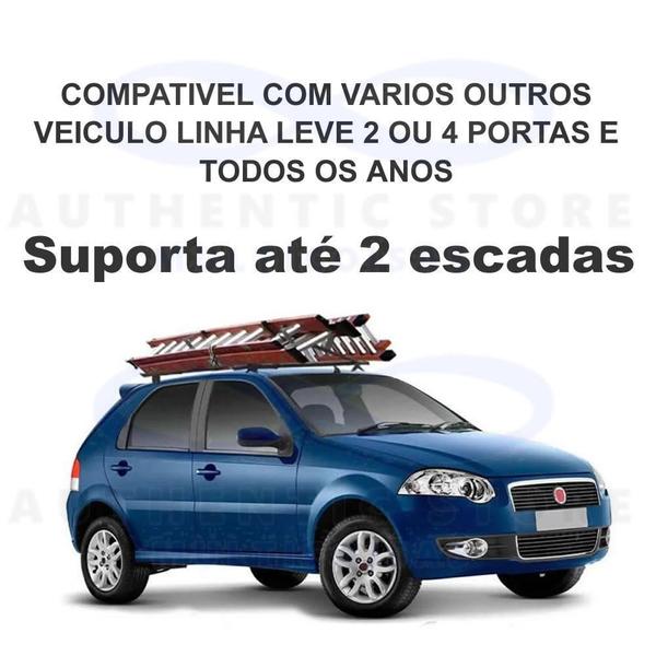 Imagem de Rack Teto Escada Corsa Hatch Sedan 2 E 4 Pts + 1 Trava Seg