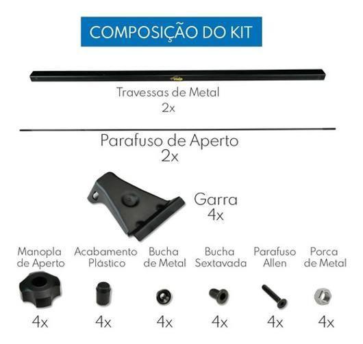 Imagem de Rack Teto Ford Ka 1997 A 2007 Vhip + Cinta Catraca