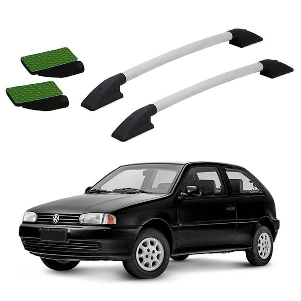 Rack Teto Longarina Gol G3 1999 2000 2001 2002 Prata Colado - Solar Imagem de Rack Teto Longarina Gol G3 1999 2000 2001 2002 Prata Colado