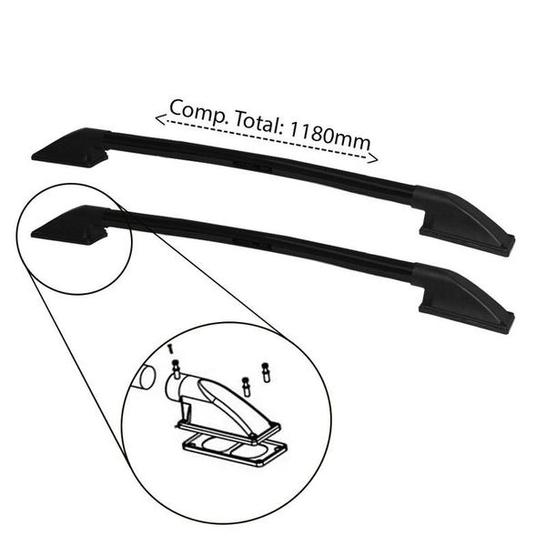 Rack Teto Longarina Hilux 1997 1998 1999 2000 2001 Preto - CCF Imagem de Rack Teto Longarina Hilux 1997 1998 1999 2000 2001 Preto