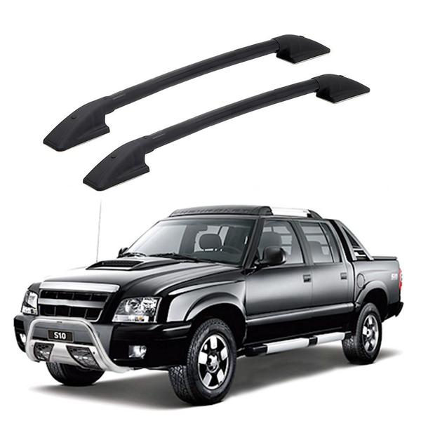 Rack Teto Longarina S10 1999 2000 2001 2002 Preto Parafu. CD - Solar Imagem de Rack Teto Longarina S10 1999 2000 2001 2002 Preto Parafu. CD
