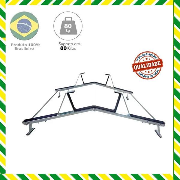 Rack Teto Suporte Porta Escadas Gol Voyage Astra Kwid - Rack Doxa Imagem de Rack Teto Suporte Porta Escadas Gol Voyage Astra Kwid