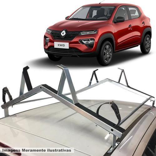 Imagem de Rack Teto Suporte Porta Escadas Renault Kwid 2017 Ate 2021