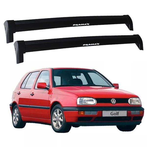 Imagem de Rack Teto Travessas Vw Golf 94 95 96 97 98 Eqmax Wave Preto