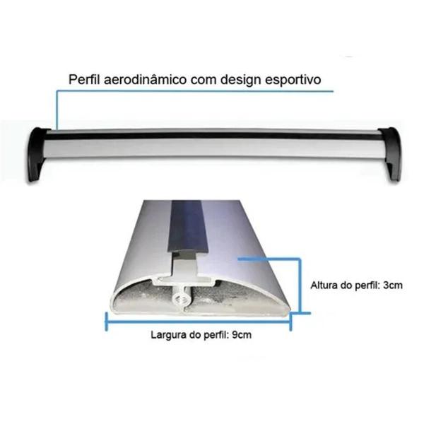 Imagem de Rack Teto Volksagen Gol G2 G3 G4 Cor Prata Prata Especifico