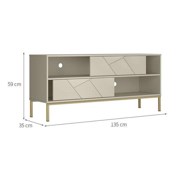 Imagem de Rack Tetris 2 PT Off White 135 cm