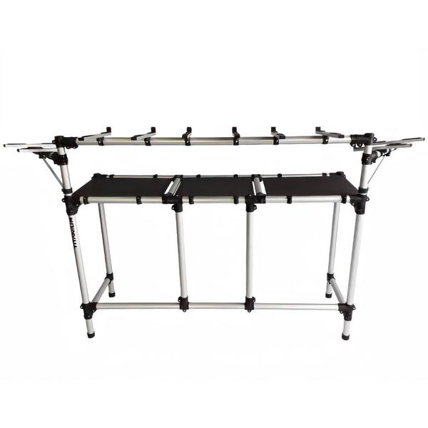 Imagem de Rack Titanium RDJ MK2 Custom Ideal Para Dj Com Suportes Modulares Para Melhor Adequar Seu Equipamento