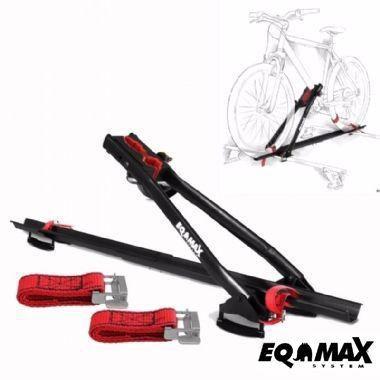 Rack Transbike Teto Eqmax Velox Aço Suporte Para 1 Bike Imagem de Rack Transbike Teto Eqmax Velox Aço Suporte Para 1 Bike