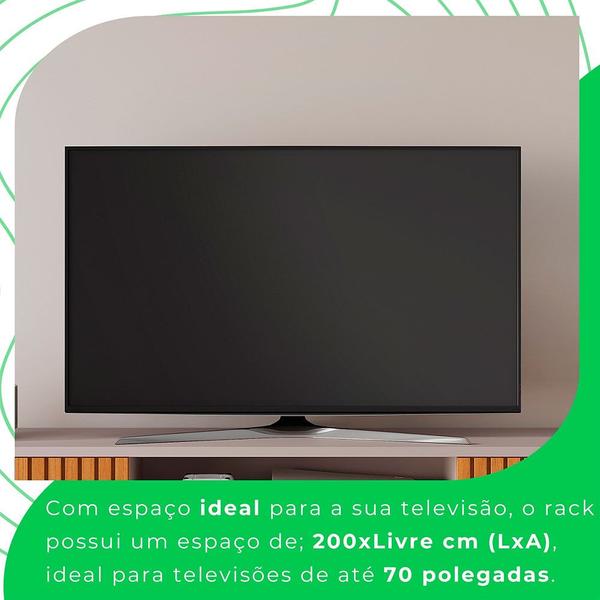 Imagem de Rack Trunfo Candian para TV até 70 Polegadas JCM Movelaria