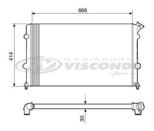 Imagem de Rad S10 95/ 2.2 S/Ac Rv2561 S10/Bler 95/ 2.2 Gas S/Ac